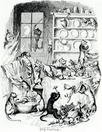 Buchillustration, 1847 von George Cruikshank